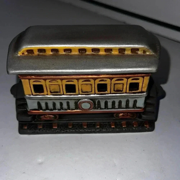 Lefton Colonial Christmas Village Flyer Train Car - Picture 3 of 5